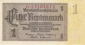 1 Rentenmark 1937 ro.166b G